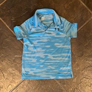 Boys under armour golf polo